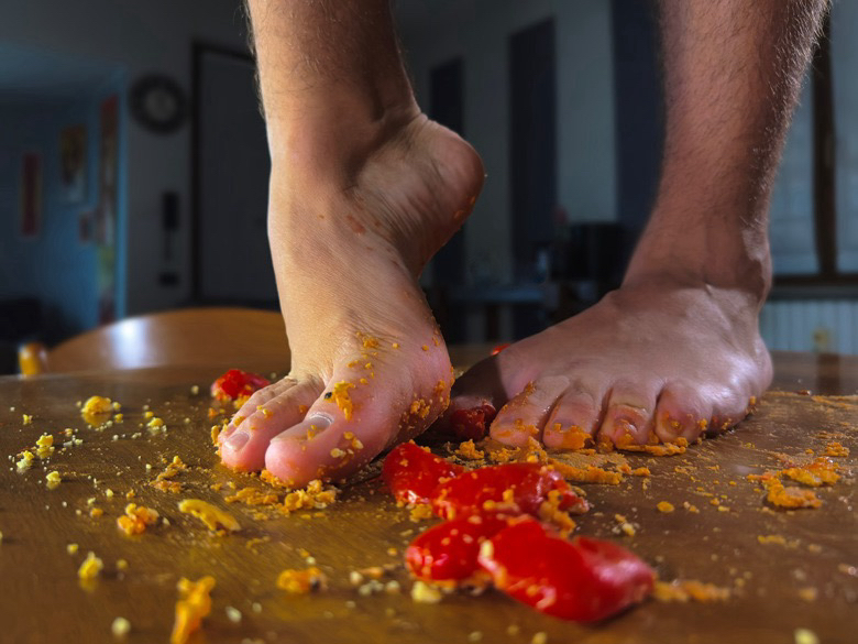 My Foot Food-Crushing Journey